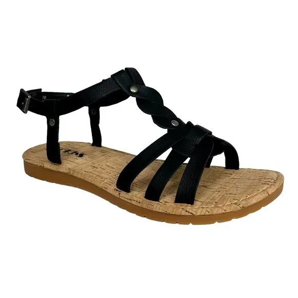 Kork-Ease Shoes Korks Sawyer Womens Braided Strappy Sandals